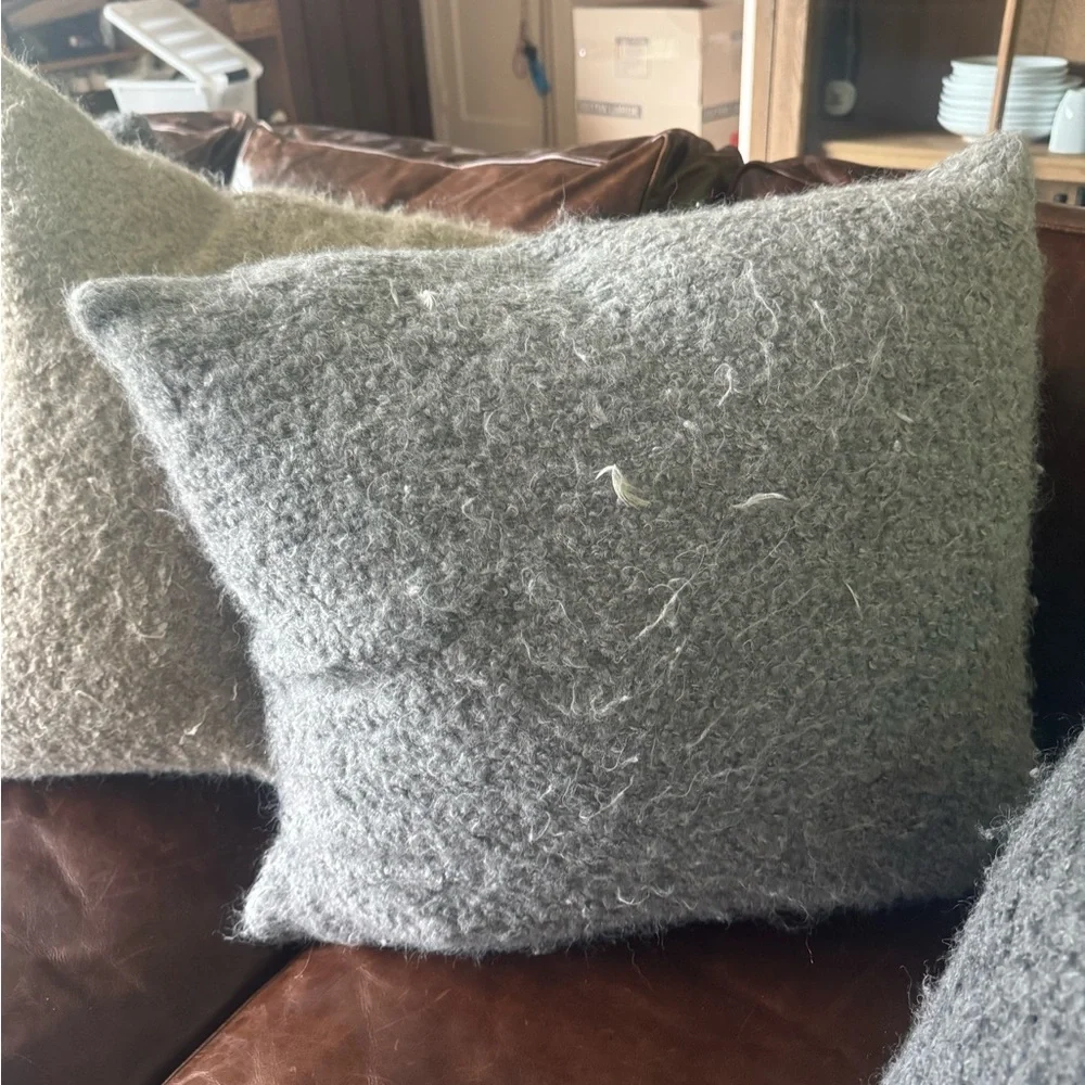 Restoration Hardware Alpaca Pillow Covers